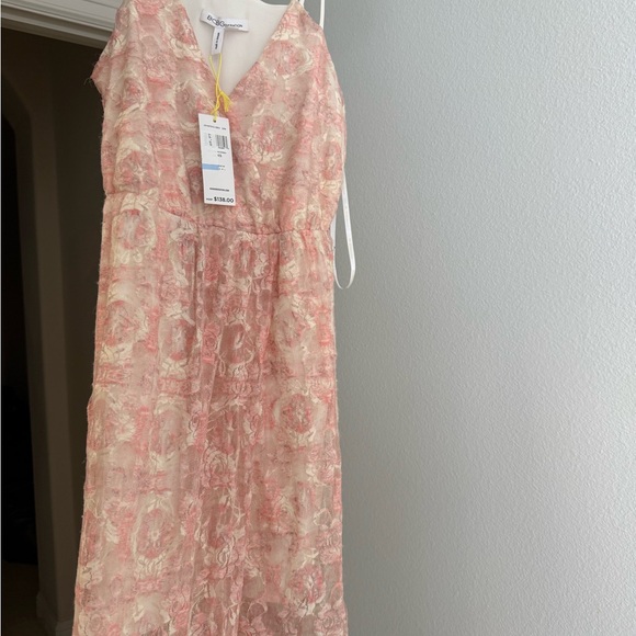Floral Pink Maxi Dress - Picture 1 of 4